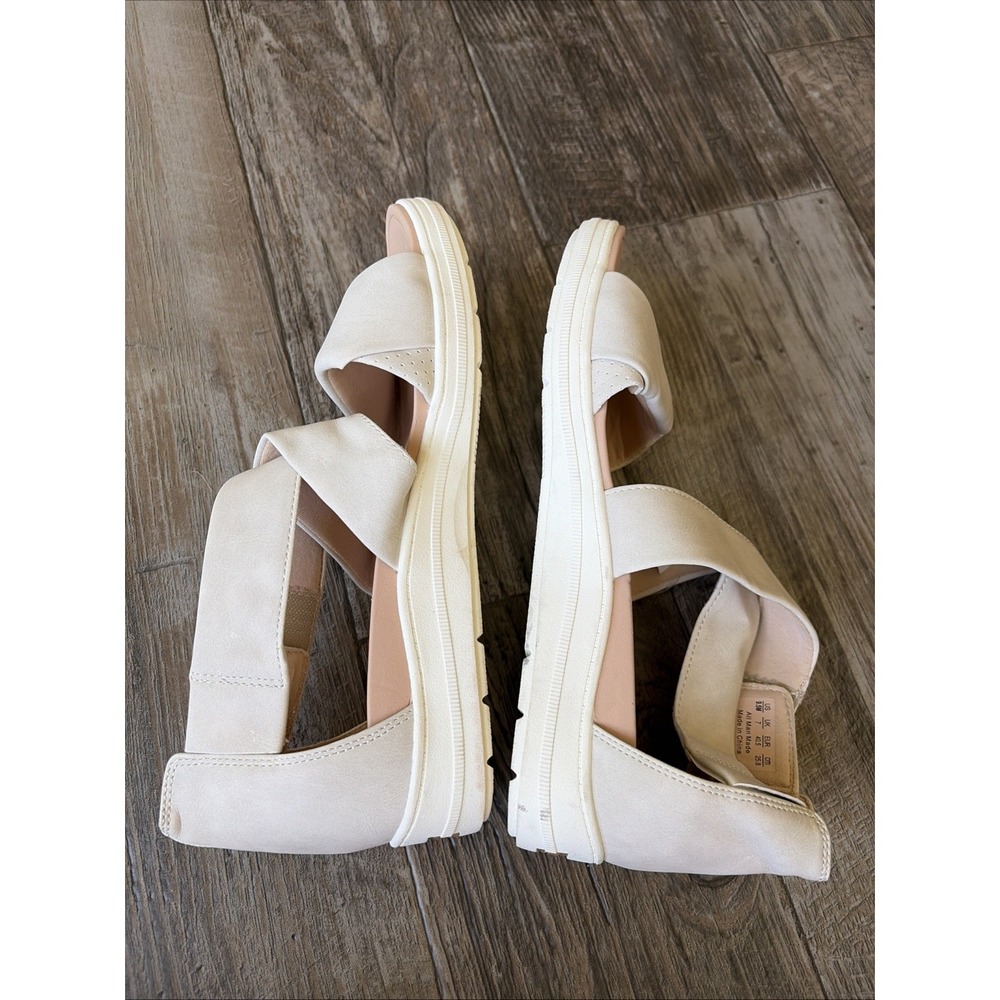 Dr Scholls Womens Time Off Fun Sandal Size  9.5 Beige Comfort - Picture 9 of 11